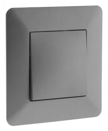 BOUTON POUSSOIR ENCASTRABLE MODELE ARTEZO TITANIUM 135735