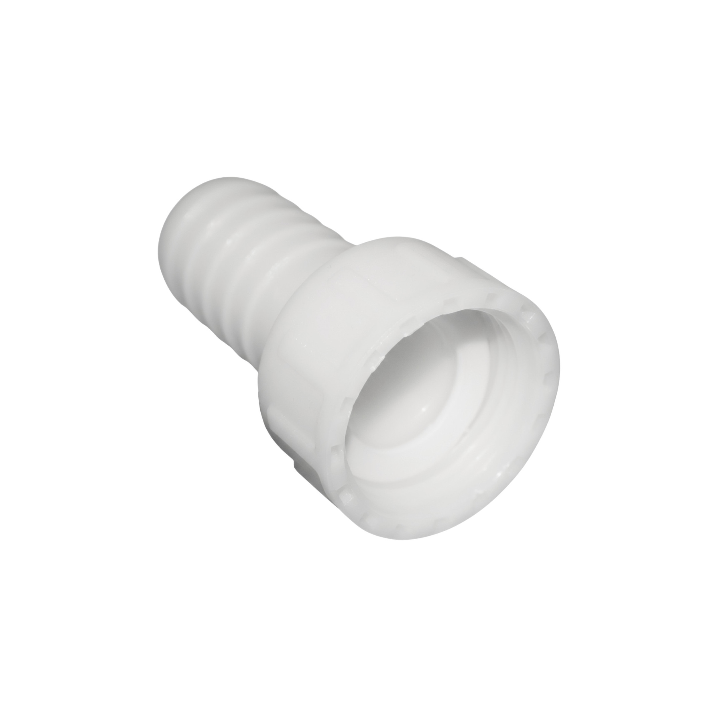 Polyamide geribbelde fitting met losse vrouwelijke moer 33x42 voor buis 32 mm CODITAL 55063332