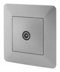Prise TV encastrable modèle ARTEZO Titanium
