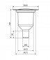 Floor trap 50mm vertical outlet tarkett sommer, brage 50 Floor trap 50mm vertical outlet tarkett sommer, brage 50