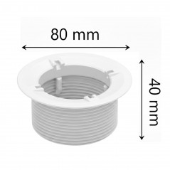 NICOLL 580/599 shower drain clamping plate, diameter 80 mm