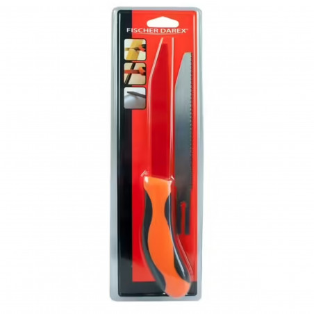 Seghetto con 2 lame 18cm legno/metallo