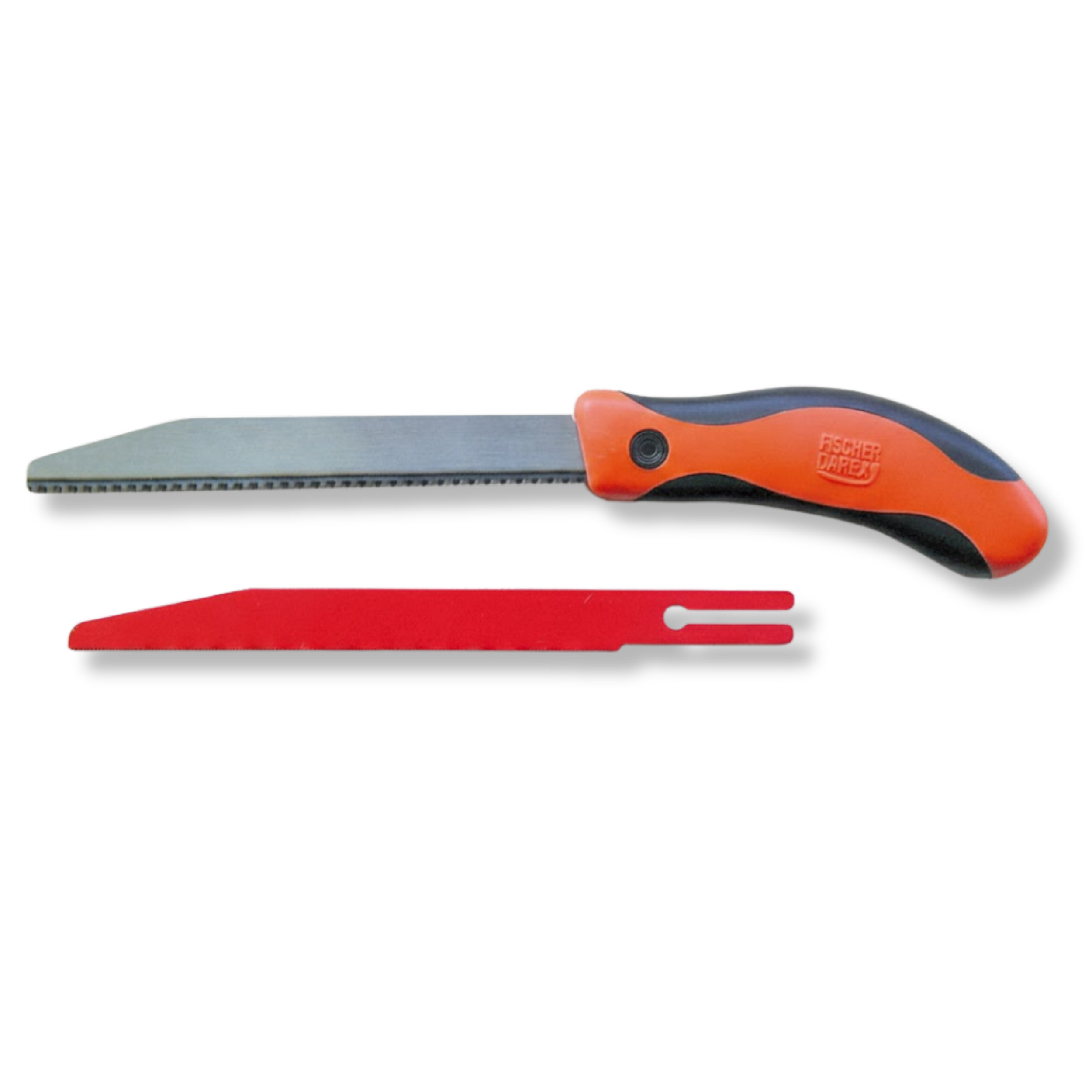 Sierra manual ladrón con 2 hojas de 18 cm PVC, pladur, madera y metal FISCHER DAREX 627951 - Imagen 1/2