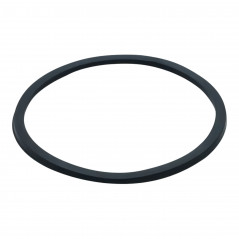 Vlakke afdichting voor gootsteen- of badkamersifon 62,8x56,5x2 mm, zwarte elastomeer VALENTIN 045100.005.00 - Afbeelding 1/3