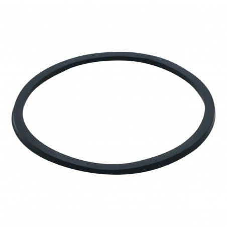 Vlakke pakking voor sifonvoet gootsteen of bad 62,8x56,5x2 mm, zwart elastomeer