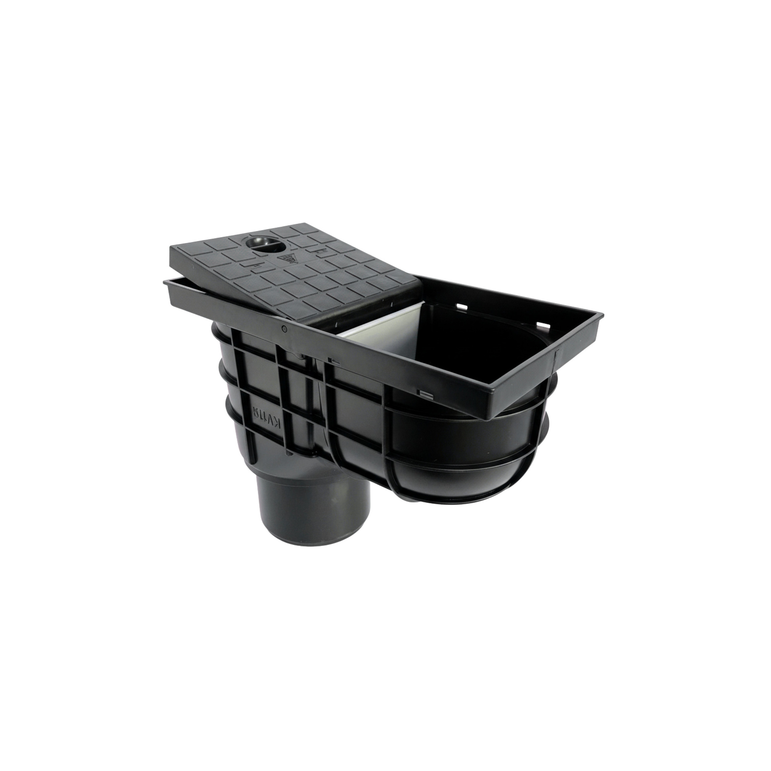 Récepteur d'eaux pluviales multifonction, évacuation Ø125 Récepteur d'eaux pluviales multifonction, évacuation Ø125