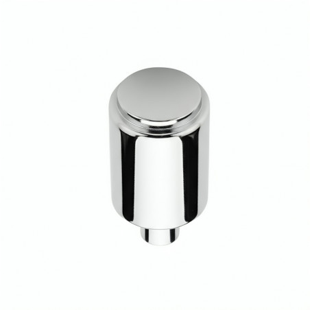 Bouton tirette de commande vidage évier NICOLL 532T, M6, laiton chromé, 45 x 25 mm