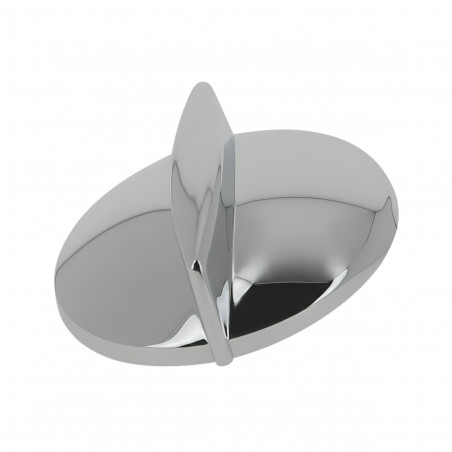 Rotary knop voor afvoerbediening gootsteen NICOLL ABS chroom, 53 mm 0411565 - SJ8 - Afbeelding 3/5