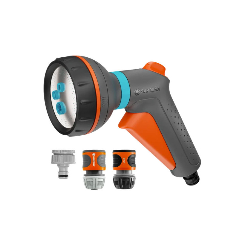 Pistolet d'arrosage GARDENA multi-applications Classic avec nécessaire de base