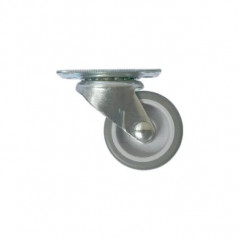 ROULETTE MINIROL PLATINE 54X38MM PIVOT. ENTRA. 59271