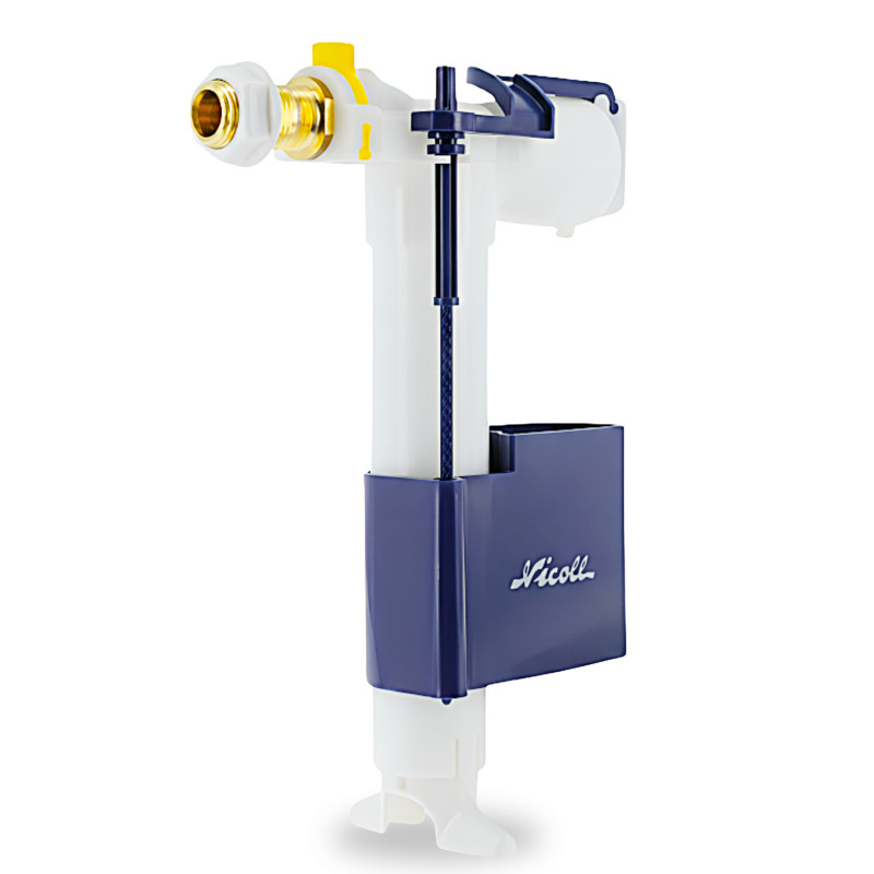 Robinet flotteur alimentation latérale 12x17 réservoir encastré NICOLL, hauteur 230 mm