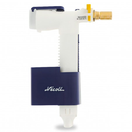 Robinet flotteur alimentation latérale 12x17 réservoir encastré NICOLL, hauteur 230 mm