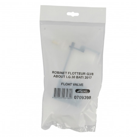 Side feed float valve 12x17 concealed cistern NICOLL, height 230 mm 0709398 - Image 5/5