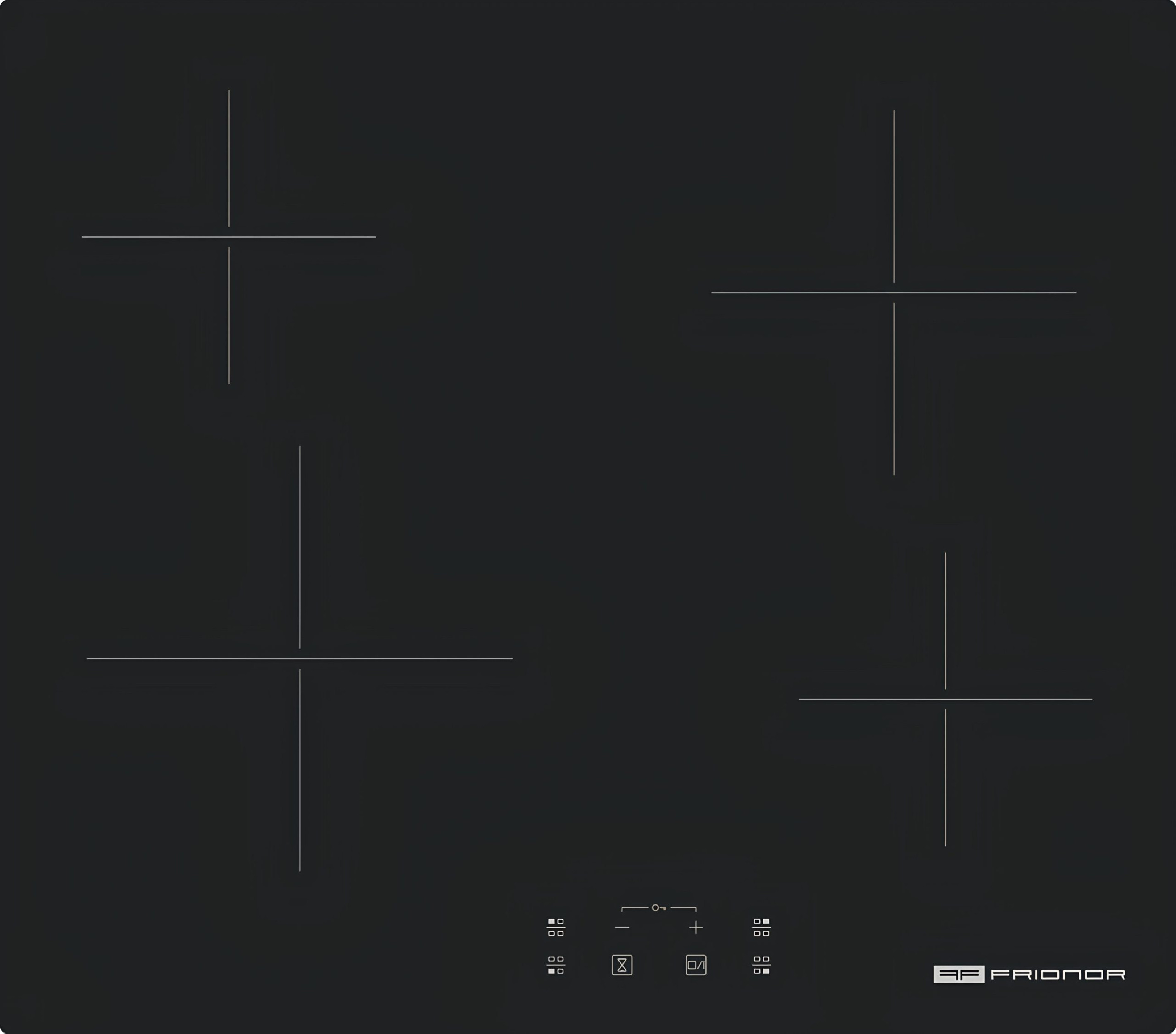 Table de cuisson vitrocéramique sensitive 4 foyers  FRIONOR