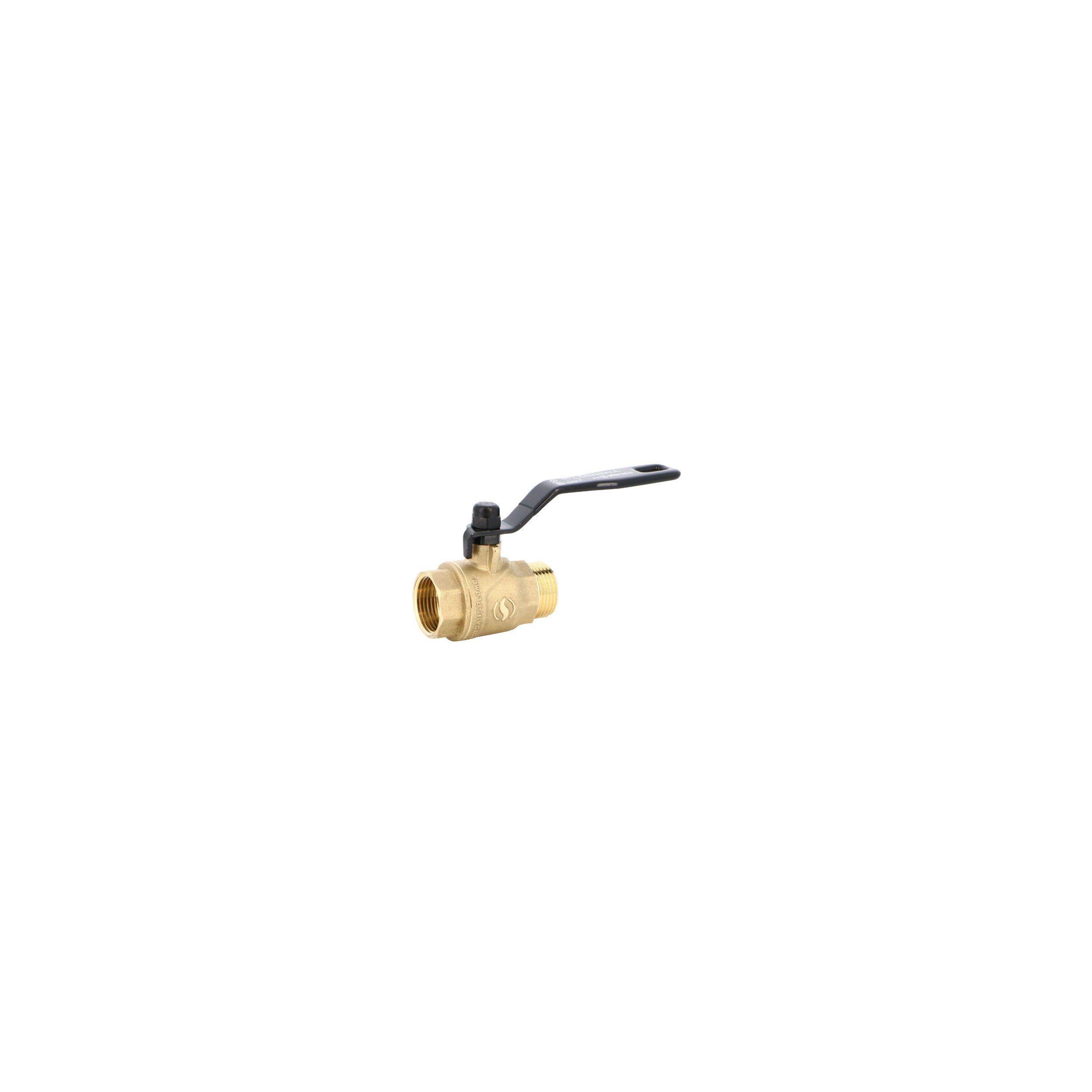 SFERACO brass ball valve male female in 2027 black lever lead-free 571005S
