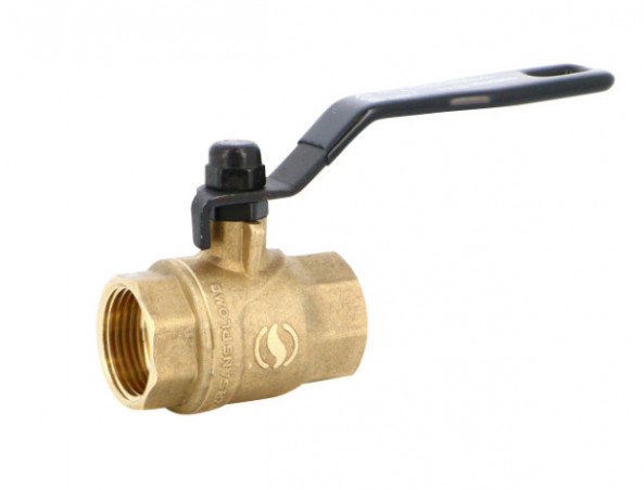 Vanne à sphère SFERACO femelle femelle en 33x42 sans plomb levier noir