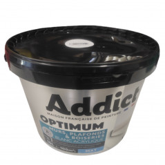 Acrylverf voor muren, plafonds en houtwerk ADDICT Optimum 10L mat wit ADDICT' PEINTURE ADDP115108