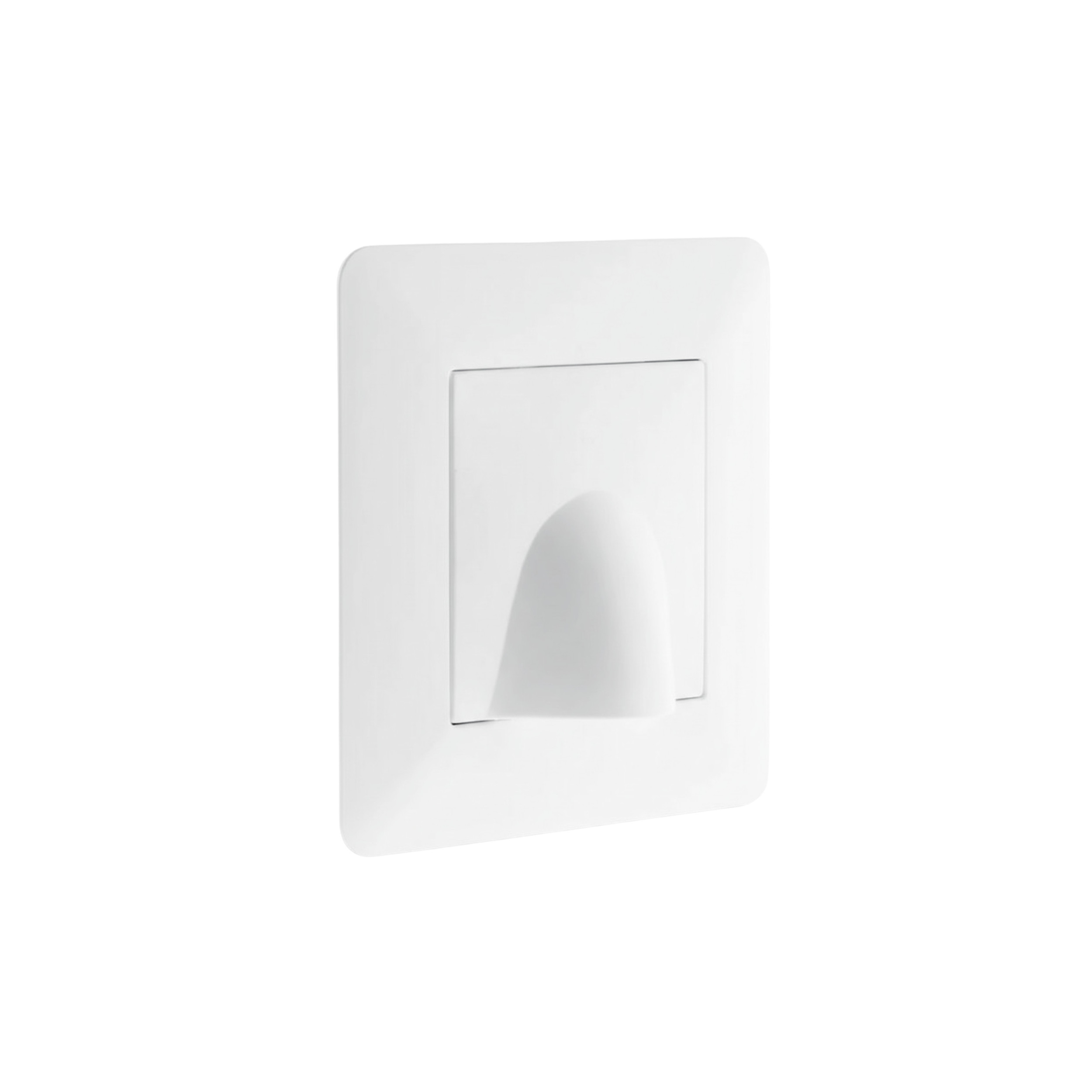 Inbouw kabeluitgangsplaat model ARTEZO wit ZENITECH. 135714