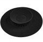 Bouchon universel diamètre 110mm WIRQUIN "Uppy" noir 2 en 1 filtre et bouchon