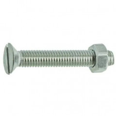 COUNTERSUNK ZINC PLATED STEEL BOLT 6X80 - 4 PCS - VYNEX