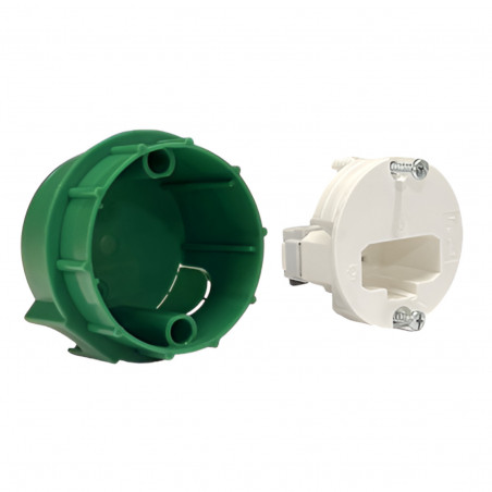 BOITE + PRISE POUR LUMINAIRE DANS MACONNERIE