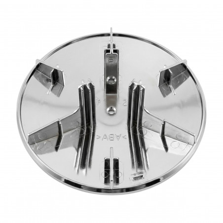 Chrome-plated ABS dome for James drain.