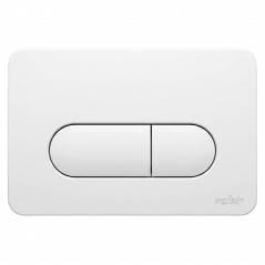 Plaque de commande pneumatique Valsir double débit pour Cubik, Blanche VS0871501 - Image 1/4