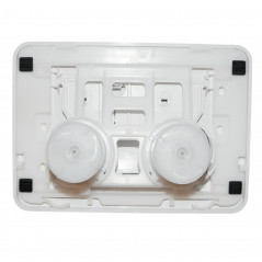 Valsir pneumatic control plate double flow for Cubik, White