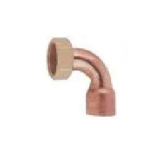 Raccord 2 pièces coude douille cuivre 20X27/16 RIQUIER 5637