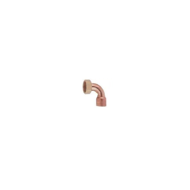 2-piece elbow fitting copper 20X27/16