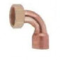 Raccord 2 pièces coude douille cuivre 20X27/16