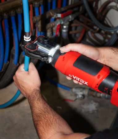 Virax L2X crimping pliers in case with copper dies 12, 14, 16, 18 and 22. 253582 - Image 3/6