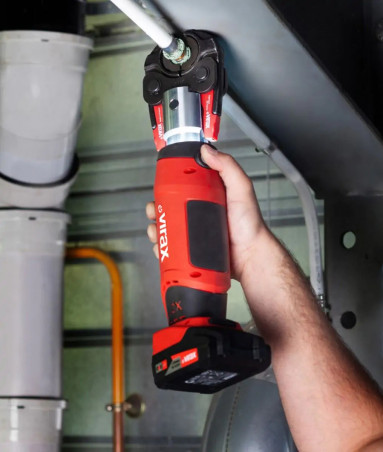 Virax L2X krimpmoerknipper in koffer met 253582