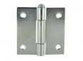 Bisagra de acero galvanizado 35x22mm VYNEX lote de 4 con tornillería Bisagra de acero galvanizado 35x22mm VYNEX lote de 4 con tornillería