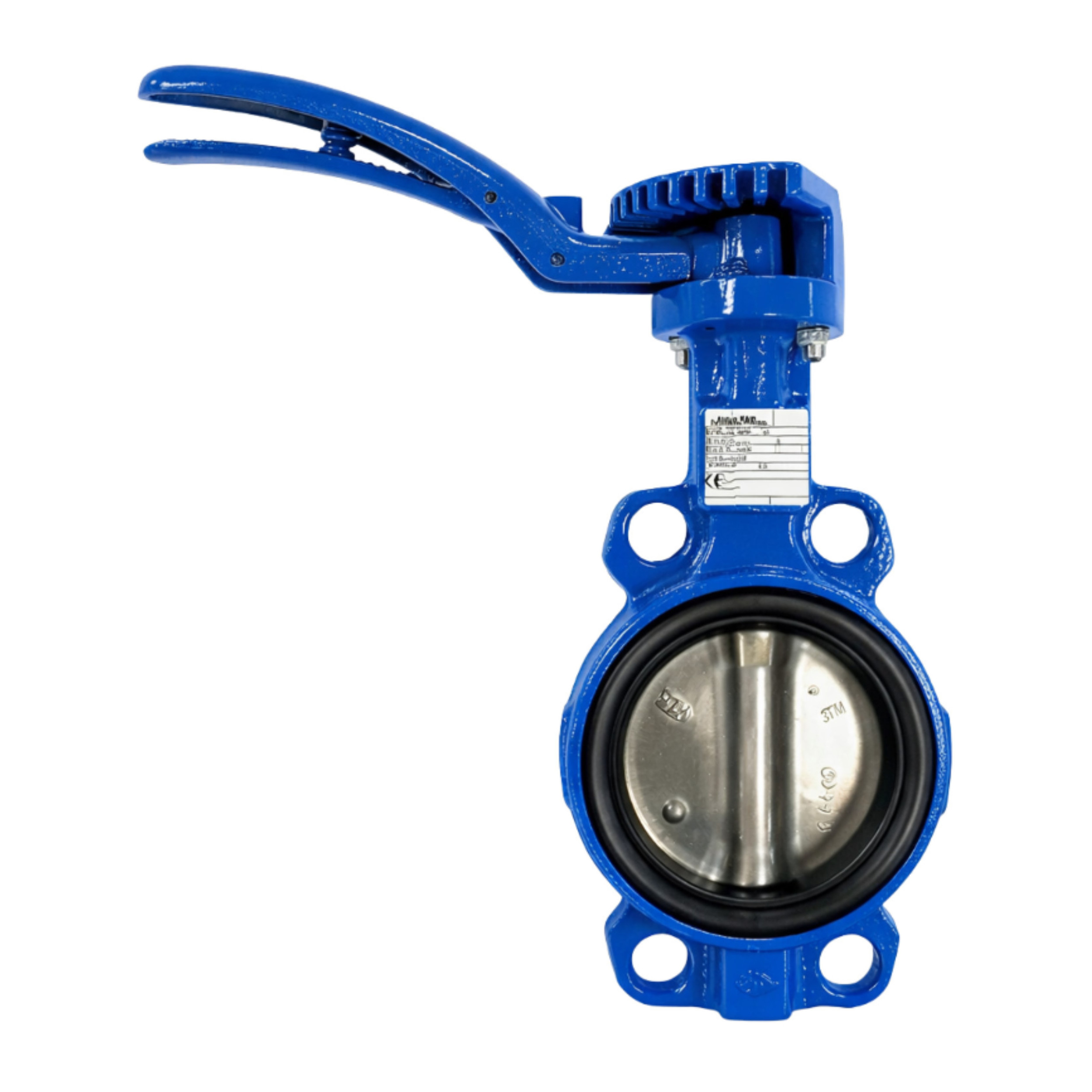 Sylax butterfly valve in cast iron, DN125, PN10/16/ASA 150