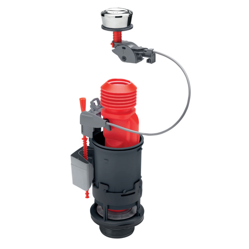 MW2 WIRQUIN flush mechanism, dual flush 3/6 L cable