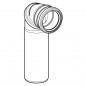 90° Rotating Drain Elbow GEBERIT Duofix, connection for wall-hung toilet