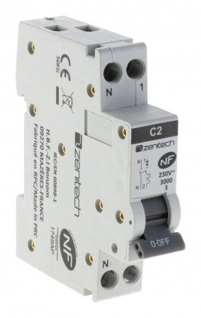 3KA fase/neutre 2 Ampère ZENITECH