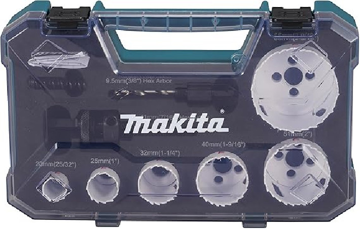 SET OF 6 BI-METAL HOLE SAWS D-47139