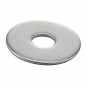 Extra large flat washer diameter 8mm zinc-plated steel, 12 pieces.
