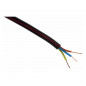 Câble électrique U-1000 R2V 3G1,5 mm² noir, touret de 200 m