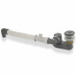 Bathtub drain Clic-Clac VALENTIN with integrated regulator for bathtub without overflow