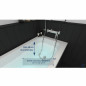 Bathtub drain Clic-Clac VALENTIN with integrated regulator for bathtub without overflow