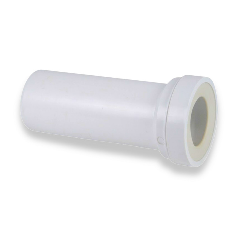 Straight evacuation coupling 244 mm for concealed cistern frame WC Pipe WIRQUIN