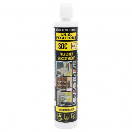 SOC polyester sealing resin for all materials, 300 ml
