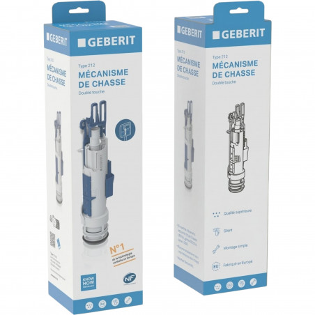 Complete flush mechanism type 212 for concealed cistern Sigma, Delta and Omega GEBERIT 246.328.00.1 - Image 6/6