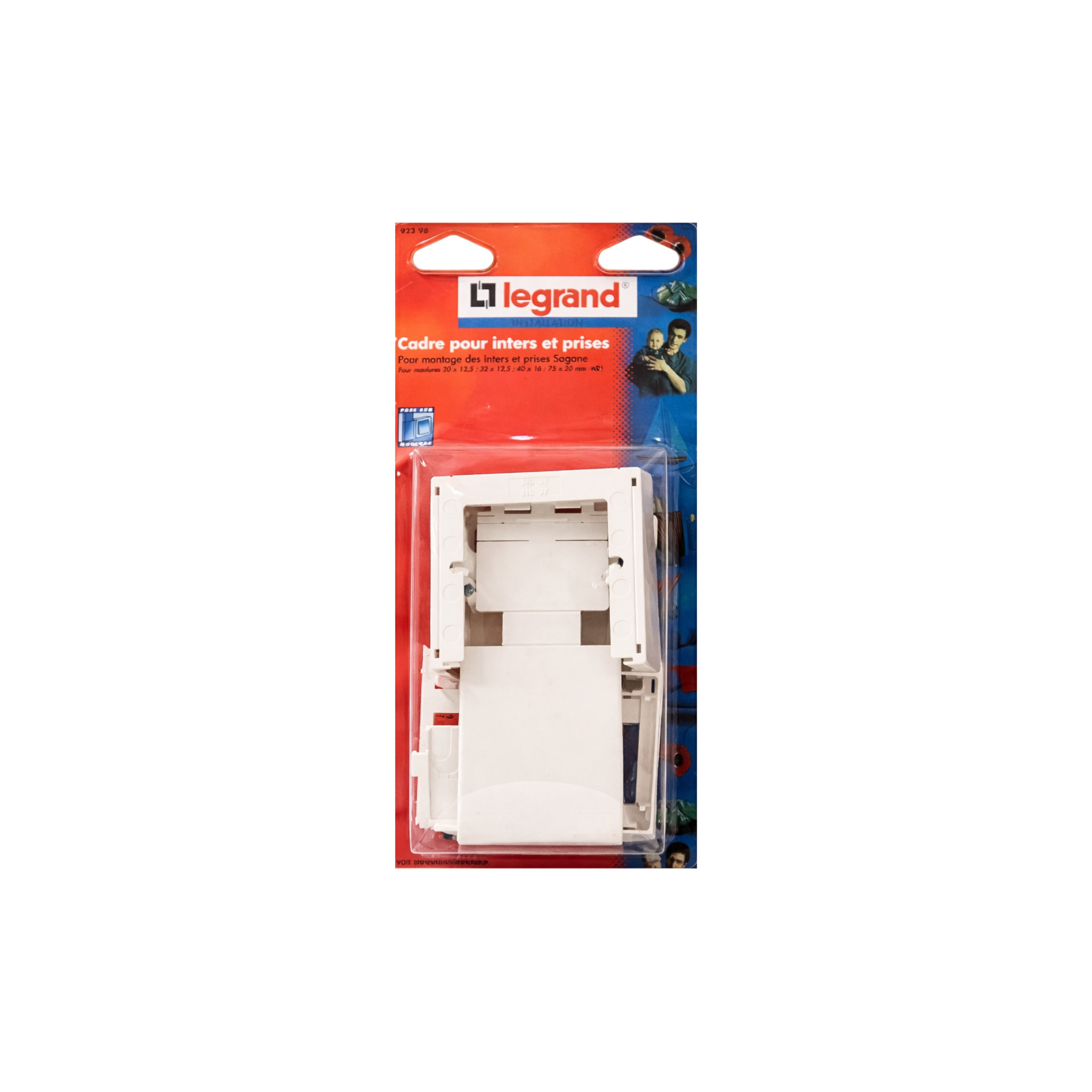 Single frame for switches and sockets series Sagane, 1 gang LEGRAND 92398