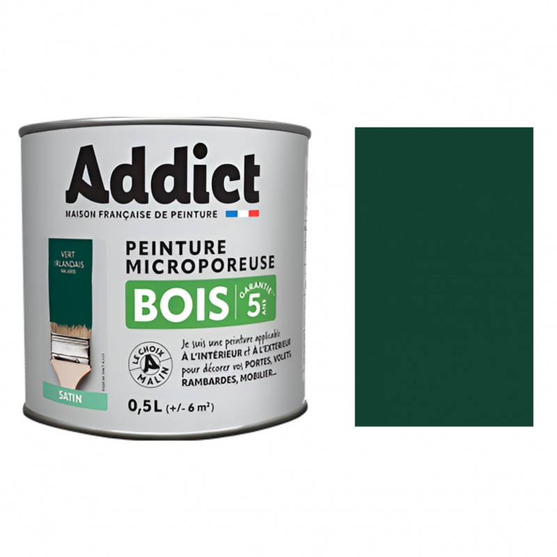 Vernice speciale per legno, verde irlandese satinato, 0.5 L Vernice speciale per legno, verde irlandese satinato, 0.5 L