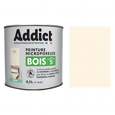 Pintura especial para madera, marfil ADDICT' PEINTURE ADD111309