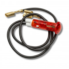 Roter LED Durchmesser 9 mm mit Anschlüssen Länge PEMESPI 246450